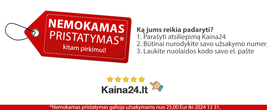 nemokamas pristatymas