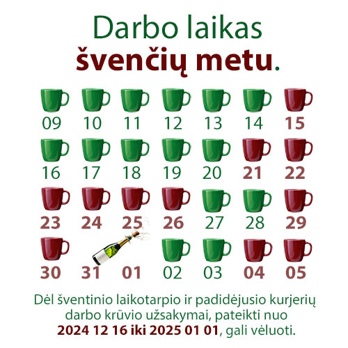 Darbo laikas švenčių metu 