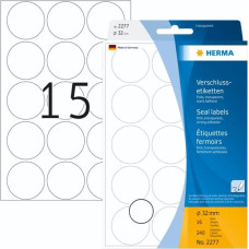 Herma Seal Labels transparent 32 16 Sheets 111x170 240 pcs. 2277