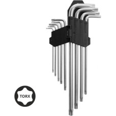 Awtools KLUCZE TORX DŁUGIE / T10-T50 / 9 SZTUK