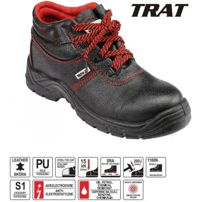 Yato BUTY ROBOCZE TRAT S1 ROZMIAR 43