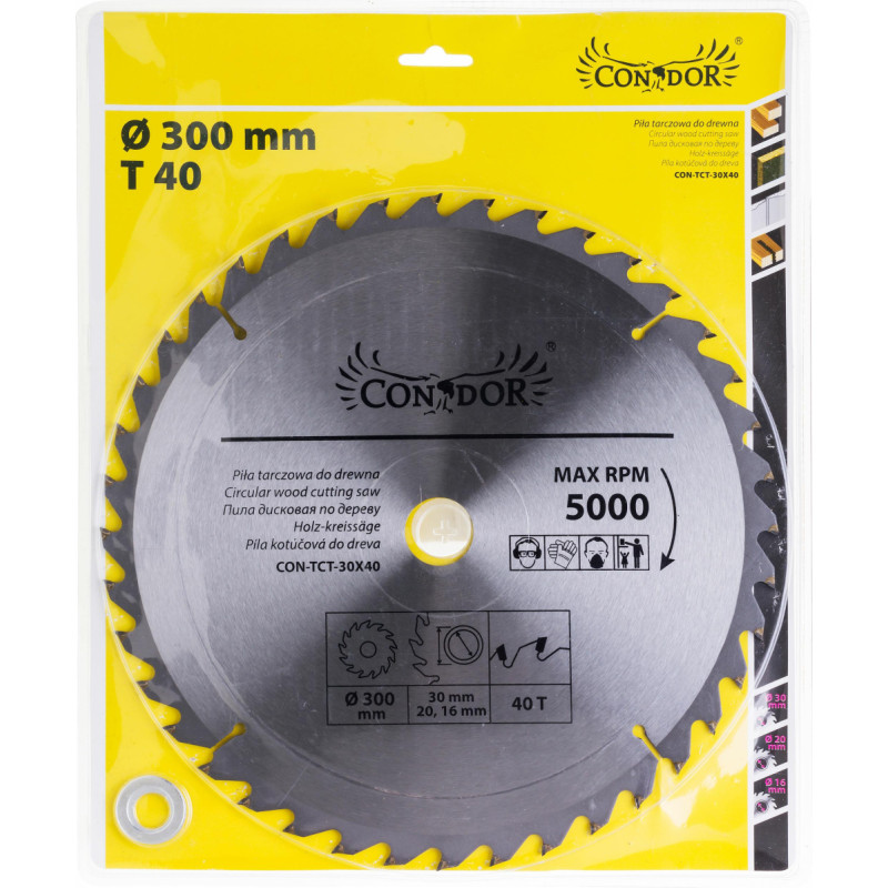 Dremel CONDOR PIŁA TARCZOWA WIDIOWA 300 x 30 x 40-ZĘBÓW