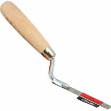 Awtools AW STAINLESS STEEL BRICK JOINTER TROWEL 10mm/ WOODEN HANDLE