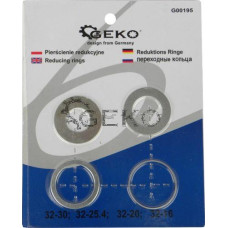 Geko REDUKCJE DO TARCZ 4 elem. 32-30, 32-25,4, 32-20, 32-16