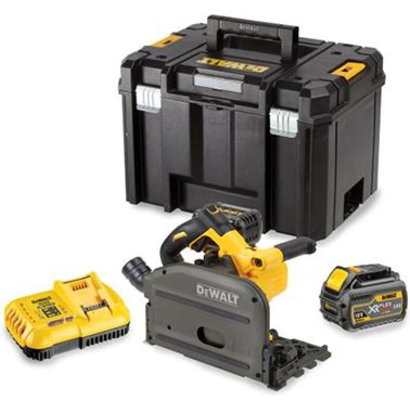 Dewalt FLEXVOLT PILARKA TARCZOWA - ZAGŁĘBIARKA 54V 2x6,0Ah DCS520T2