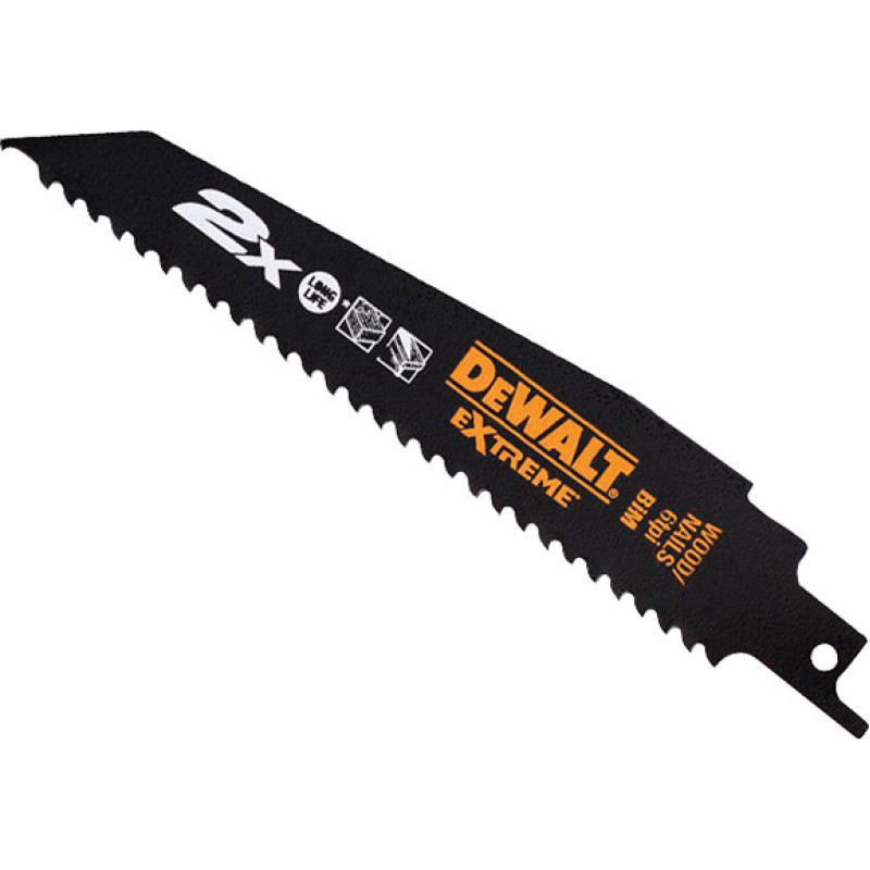 Dewalt BRZESZCZOT DO PIŁY SZABLASTEJ 228mm /5szt DO DREWNA