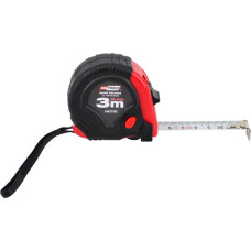 Awtools AW MEASURING TAPE RD.-BK. 3M ABS TPR 2-STOP