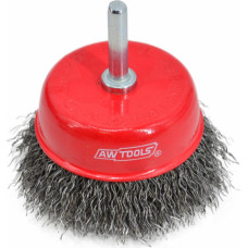 Awtools AW CRIMPED WIRE CUP BRUSH 75mm w/ SHANK