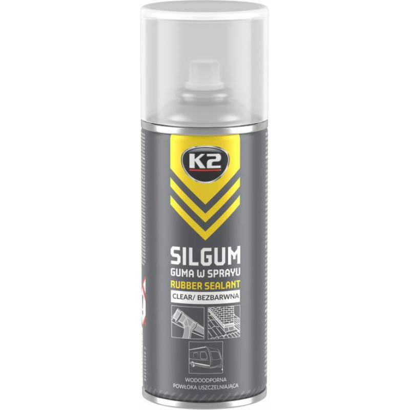 K2 GUMOWA POWŁOKA W SPRAYSILGUM bezbarwny  400 ML