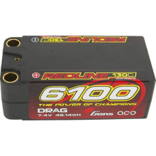 Gens Ace Redline Series 6100mAh 7.4V 130C 2S2P HardCase 71# LiPo Battery