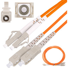 Extralink SC/UPC-LC/UPC | Patchcord | Multimode, OM2, Duplex, 3mm, 3m