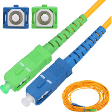 Extralink SC/APC-SC/UPC | Patchcord | Single mode, Simplex, G652D, 3mm, 2m