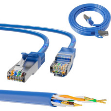 Extralink Kat.6A S/FTP 3m | LAN Patchcord | Copper twisted pair, 10Gbps