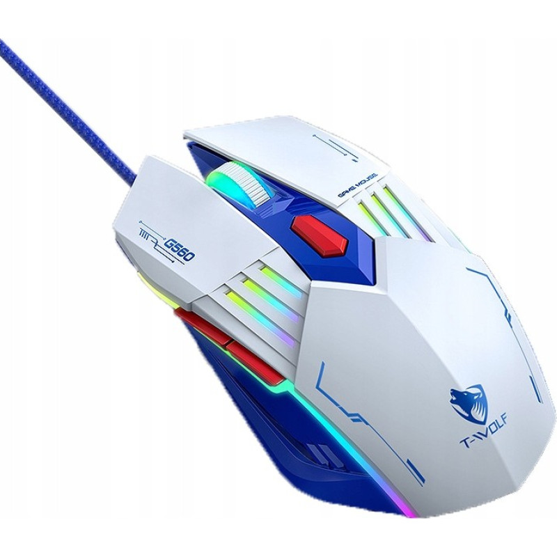 Extralink Gaming Mouse G560-2 | Gaming mouse | wired, optical, 3200dpi, 6 buttons, LED backlight