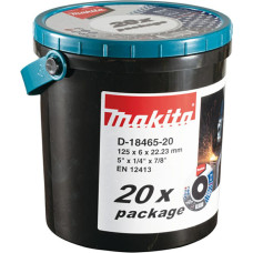 Makita TARCZA DO SZLIFOWANIA 125mm x 6mm x 22,23mm /20szt.