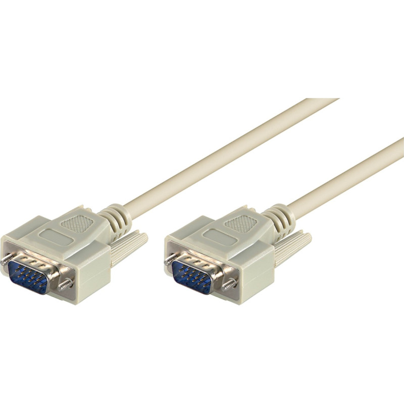 Goobay MonitorCable VGA, Cable gray, VGA > VGA