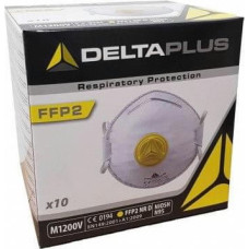 Delta Plus Respiratorius su iškvėpimo vožtuvu FFP2, 10 vnt., Delta Plus