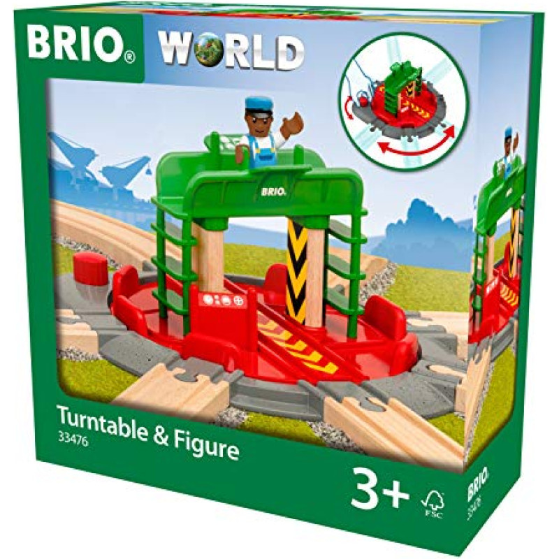 Ravensburger BRIO locomotive turntable with control bridge - 33476