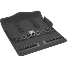 Wera 9462 Textile Box for 8003 Zyklop B 29, empty, tool box (black, for ratchet and socket wrench set)