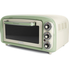 Ariete mini oven Vintage Green (white/light green, 1,380 watts)