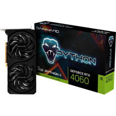 Gainward GeForce RTX 4060 Python II, graphics card (DLSS 3, 3x DisplayPort, 1x HDMI 2.1)