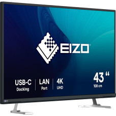 Eizo EV4340X-BK, LED monitor - 42.5 - black, UltraHD/4K, IPS, remote control, USB-C