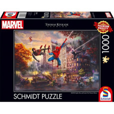 Schmidt Spiele Thomas Kinkade Studios: Marvel Spider-Man & Friends - The Ultimate Alliance, Puzzle (1000 pieces)