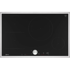 Neff T58STS1L0 N 90, Autonomous hob (black/stainless steel, 80 cm)