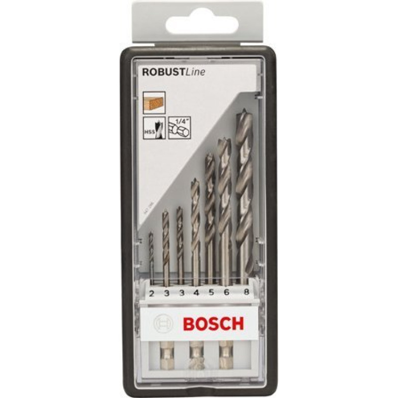 Bosch wood drill set Robust Line - 7 parts