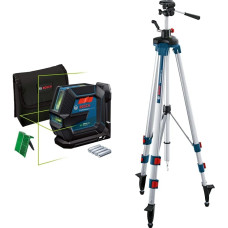 Bosch line laser GLL 2-15 G Professional, cross line laser (blue/black, green laser lines)
