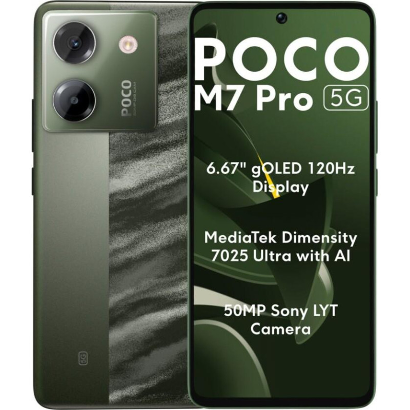 Poco MOBILE PHONE POCO M7 PRO/12/256GB GREEN MZB0JZ7EU POCO