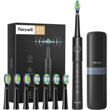 Fairywill Sonic toothbrush with head set and case FairyWill FW-E11 (black)