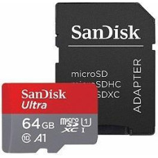 Sandisk By Western Digital MEMORY MICRO SDXC 64GB UHS-I/W/A SDSQUAB-064G-GN6MA SANDISK