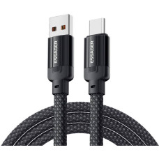 Essager USB to USB-C cable, Essager, EXCT-YS01-P, 100W, 1m (black)