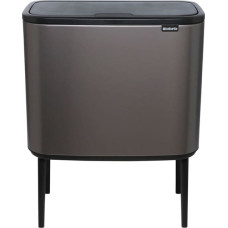 Brabantia Waste Bin Bo Touch Bin Platinum, 3 x 11 L