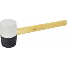 Awtools AW RUBBER MALLET 44mm 230g/ WOODEN HANDLE/ BLACK LINE