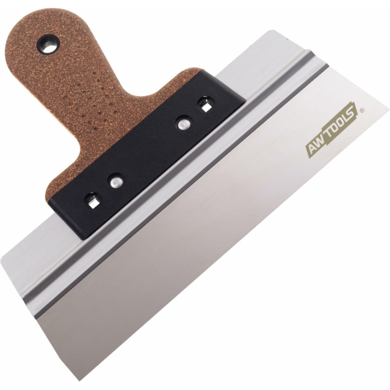 Awtools AW STAINLESS STEEL FACADE TAPING KNIFE  350/60mm/ CORK HANDLE