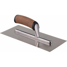 Awtools AW STAINLESS STEEL SMOOTH TROWEL 270mm/ CORK HANDLE & ALU SHANK