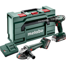 Metabo ZESTAW COMBO 18V 2.4.3 (BS18+W18) 1x4,0Ah, 1x2,0Ah METABOX