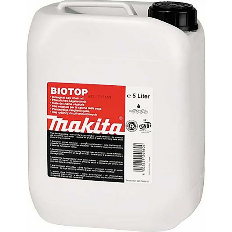 Makita OLEJ DO ŁAŃCUCHA I PROWADNIC 5L BIOTOP