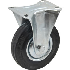 Awtools AW TROLLEY FIXED WHEEL WITH RUBBER TYRE 100mm