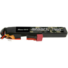 Gens Ace 25C 1400mAh 2S1P 7.4V Airsoft Gun Lipo Battery with T Plug