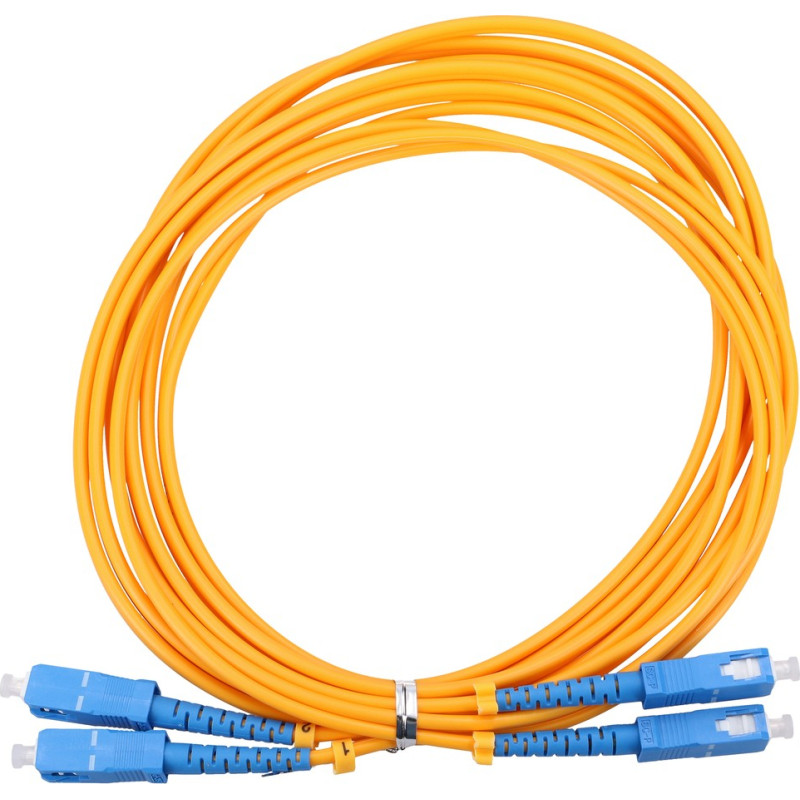 Extralink SC/UPC-SC/UPC | Patchcord | Single mode, Duplex, G657A1, 3mm, 1m