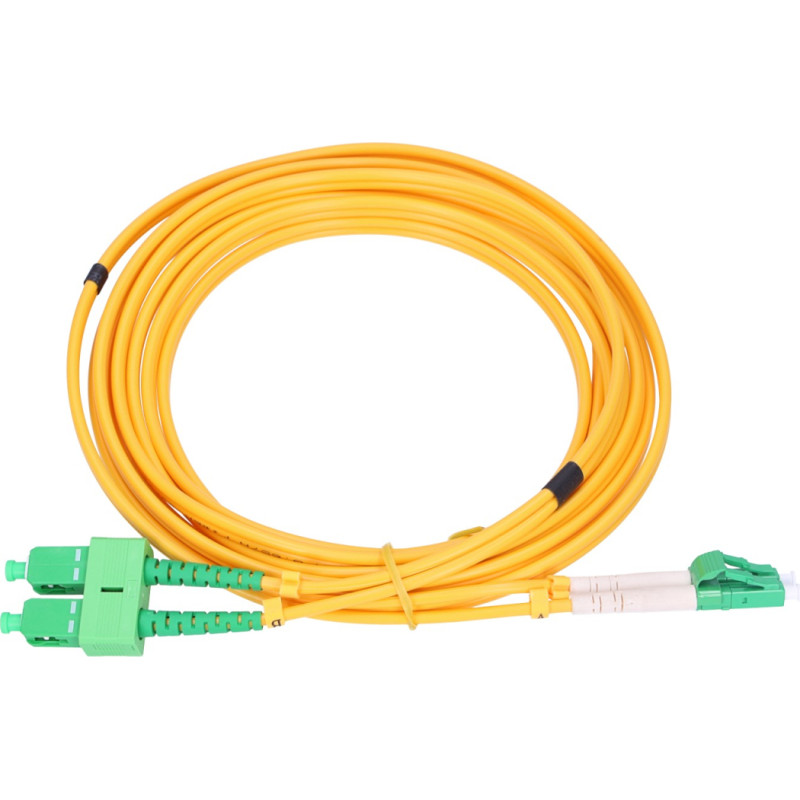 Extralink SC/APC-LC/APC | Patchcord | Single Mode, Duplex, 9/125um, 2m