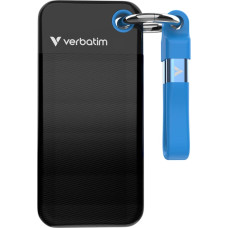 Verbatim Pocket SSD 1 TB C tipo USB 3.2 Gen 2 (3.1 Gen 2) Juoda, Mėlyna