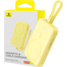 Baseus Powerbank Baseus Magnetic Mini 10000mAh, USB-C 20W MagSafe (yellow)