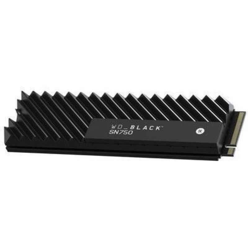 Western Digital SSD|WESTERN DIGITAL|Black SN750|500GB|M.2|PCIE|NVMe|Write speed 2600 MBytes/sec|Read speed 3470 MBytes/sec|8.1mm|TBW 300 TB|MTBF 1750000 hours|WDS500G3XHC