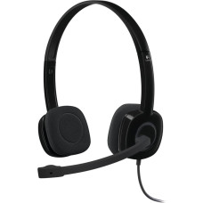 Logitech HEADSET STEREO H151/BLACK 981-000589 LOGITECH