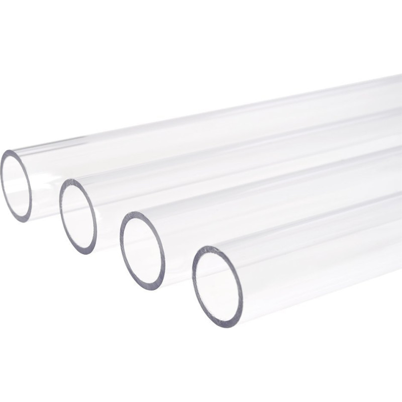 Alphacool ice pipe HardTube PETG pipe, 60cm 16/13mm, clear, 4-pack (18514)