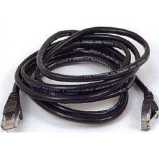 Goobay Patch cable Cat6 U/UTP flat black 3,0m